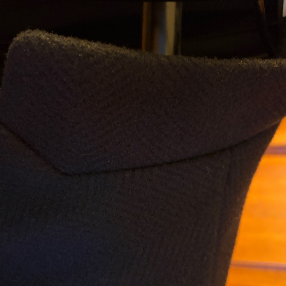 Elegant Black Herringbone Women's Jacket - Picture 5 of 5